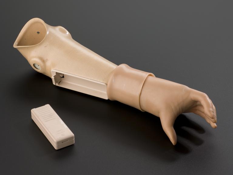 an old myoelectric prosthesis from 1980.